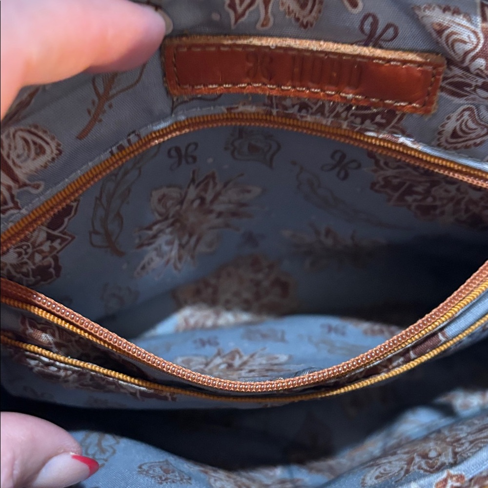 HOBO Brown Leather Fringe Crossbody Bag - Picture 9 of 13